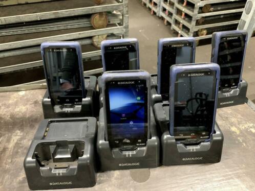 7 x Datalogic handscanner  cradle