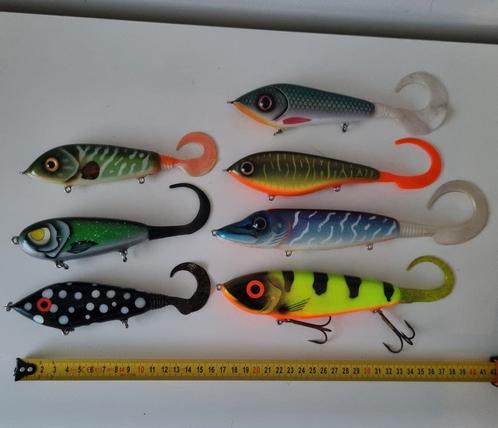 7 x Prinsbaits, Curd Neve, Rabu, NG, RP en Fishion