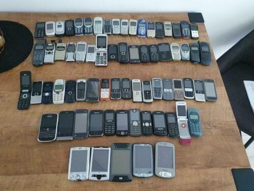 70x Mobiele telefoon,Nokia Siemens Samsung etc Partij