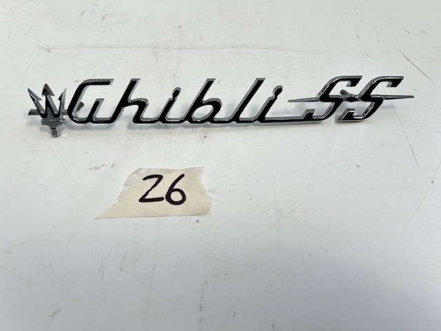 Logo Maserati Ghibli SS