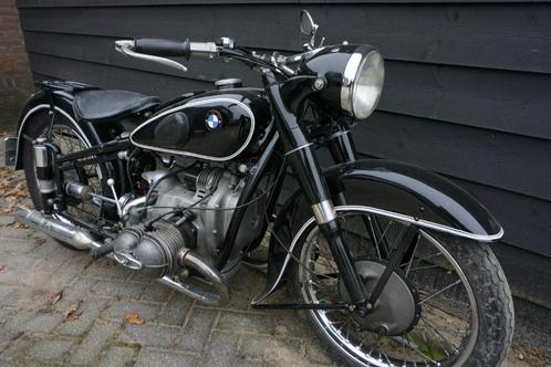 74 Jarige BMW R 51-2  500 cc b.j. 1950 op NL Kenteken