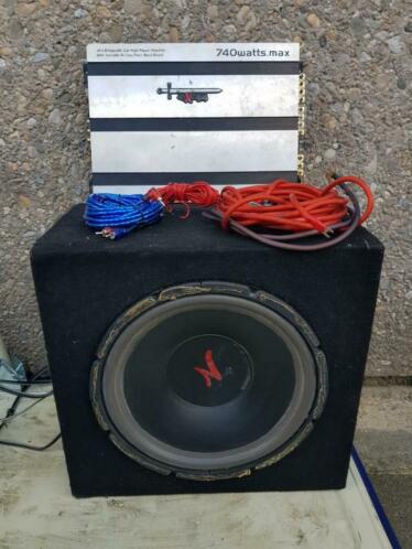 740600 watt versterker Subwoofer kabelset