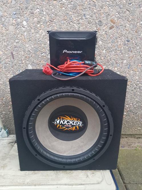 750rms subwoofer versterker 800rms kabelset KICKERPIONEER