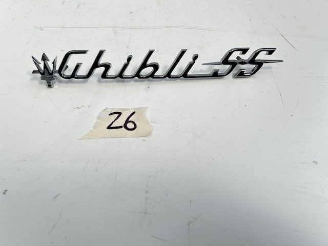 Logo Maserati Ghibli SS