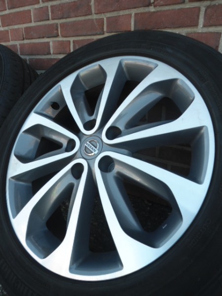 18’’Inch Originele Nissan Zilvergrijs Chroom Qashqai en Juke Velgen 5x114.3