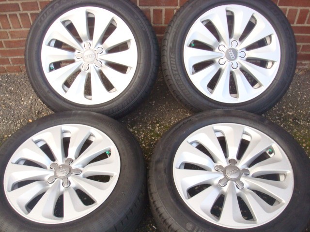 17"Inch Origineel Comfort Line Velgen en Banden Audi A6