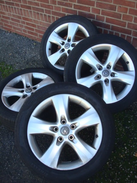 17''Originele Opel Velgen en Banden Steek 5x115