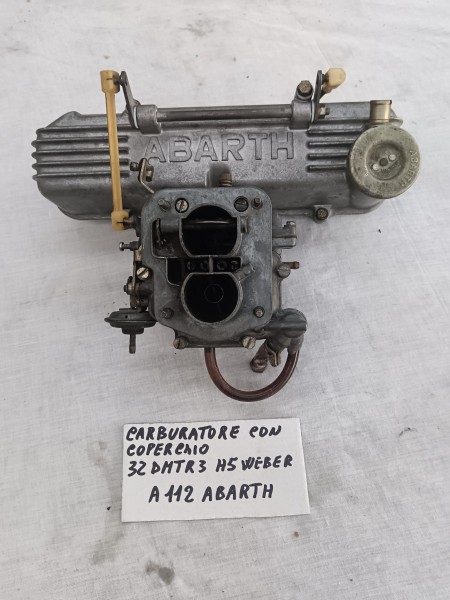 Carburetor Weber and head cover Autobianchi A112 Abarth