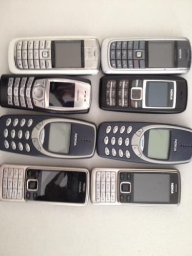 8 Nokia telefoons