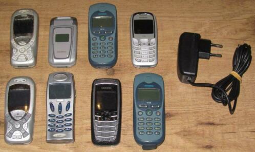 8 oude Siemens Mobiele Telefoons