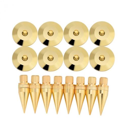 8 Pairs 6x36 MM Koper Speaker Spike Isolatie Stand  Base