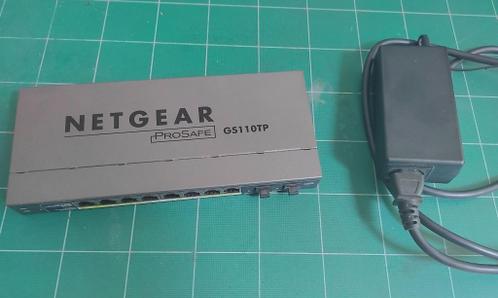8 poort Netgear Gigabit Switch (managed) - GS110TP v2