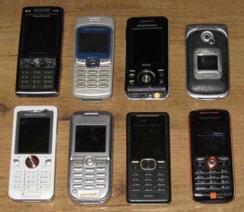 8 Sony Ericsson Mobiele Telefoons