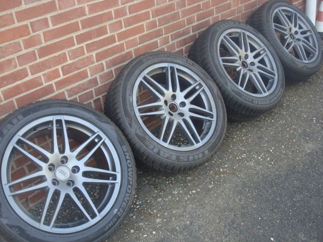 19 Inch Originele RS4 Antraciet Audi TT Velgen Steek 5x112