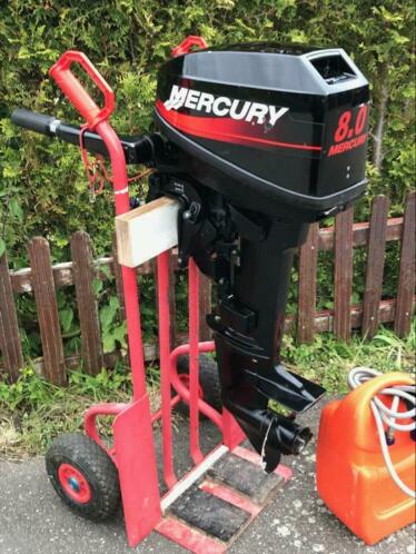 8pk Mercury kortstaart buitenboordmotor als nieuw