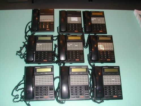 9 stuks telefoontoestel Panasonic KX-T72 series 