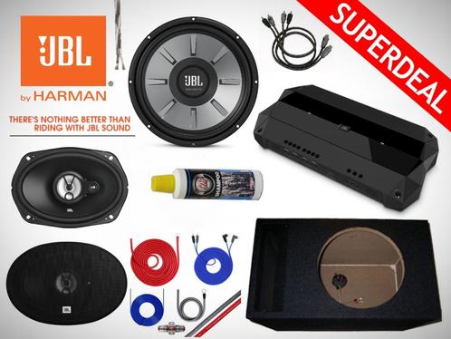 900W JBL Audio Set (Woofer  Versterker  Kist  Speakers )