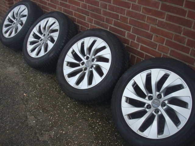 18 Audi A7 S7 4K Velgen en banden Continental Winter 5x112