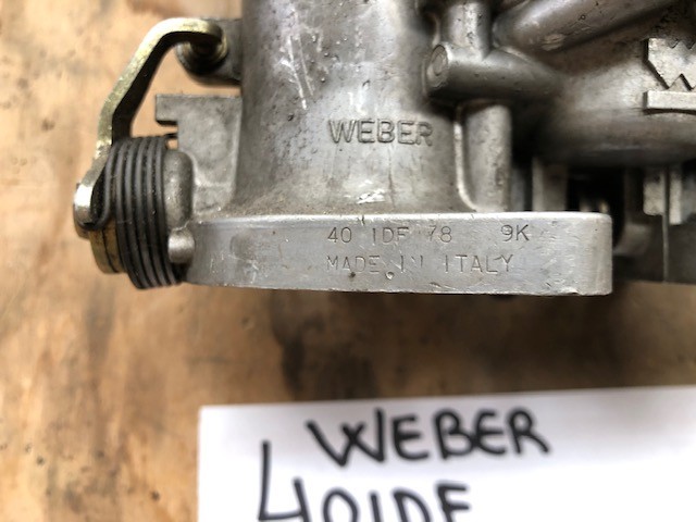 Carburetors Weber 40 IDF