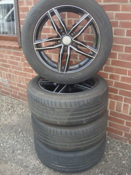 17’’Inch S5 Black Velgen en Banden Verdestein 5x112