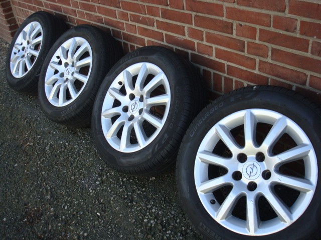 16''Originele Opel Velgen en Banden Steek 5x110