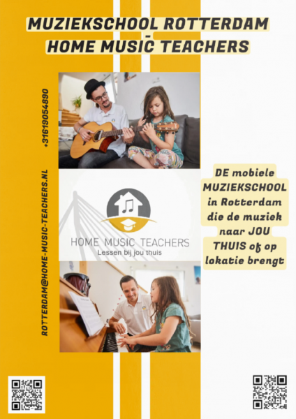 Muzieklessen aan huis