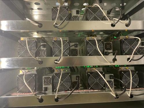 9x Bitmain Antminer S9 13.5THs inclusief voeding