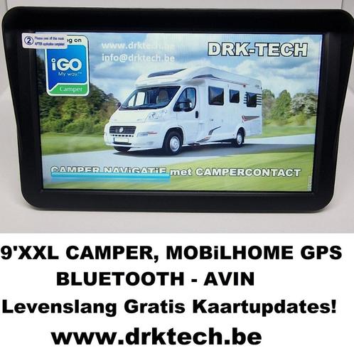 9x27 XXL Vrachtwagen, Camper GPS Heel EU IGO Map, BLUETOOTH