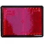 A-003341,Reflector,Reflectoren,Rood,55 x 38 mm,Plak reflect