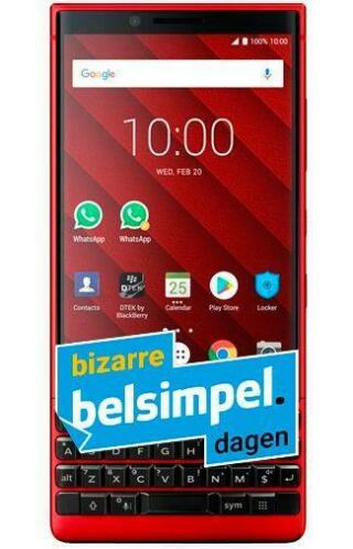 Aanbieding BlackBerry KEY2 Dual Sim 128GB Red nu  599