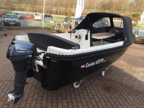 Aanbieding Corsiva 475 vaarklaar met Yamaha 8pk en buiskap 