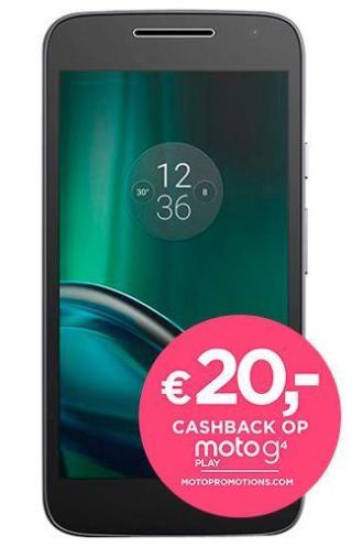 Aanbieding Motorola Moto G4 Play Black nu slechts  166