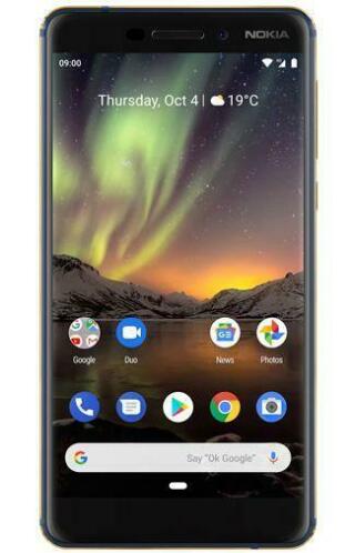 Aanbieding Nokia 6.1 Dual Sim 32GB Blue nu slechts  169