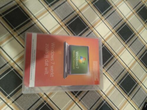 Aangeboden een z.g.a.n windows 7 home premium
