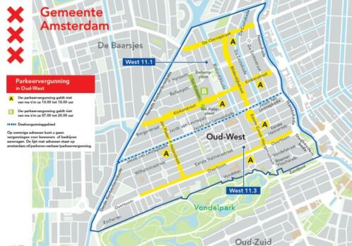 Aangeboden Parkeervergunning Amsterdam Oud-West