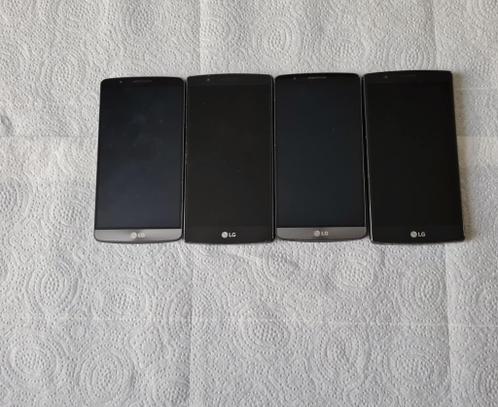 AANGEBODEN PARTIJ VAN 4 STUKS LG TELEFOONS