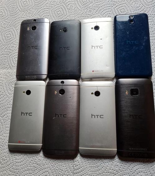 AANGEBODEN PARTIJ VAN 8 STUKS HTC TELEFOONS