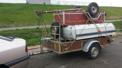  aanhangwagen aanhanger trailer bagagewagen met klepdeksel