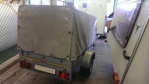 Aanhangwagen met Huif 750 kg in onderdelen