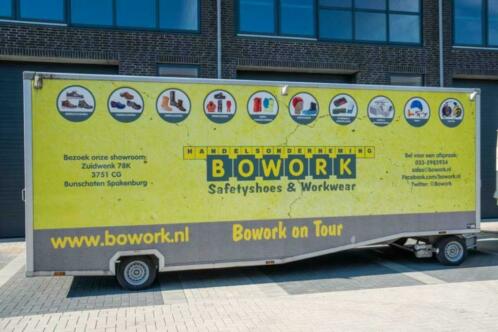 Aanhangwagen (mobiele showroom) BK Market trailers D 3002VS