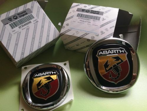 ABARTH emblemen op je Grande Punto nu set voor 55.40 euro