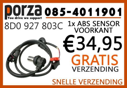 Abs sensor audi a4 voorzijde 1.6 1.8 2.4 2.5 2.6 1.9 2.8