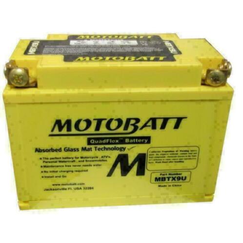 Accu Motobatt MBTX9U voor Suzuki GSF 600 Bandit 1996-2004