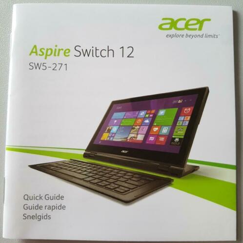 Acer Aspire Switch 10 nieuwstaat