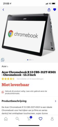 Acer Chromebook 13.3 inch