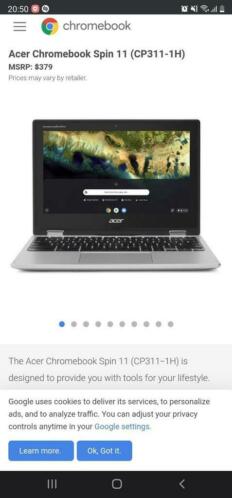 Acer chromebook cp311 1h spin