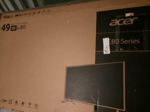 Acer EB490QK Monitor 4K Ultra HD gaming, films, presentatie