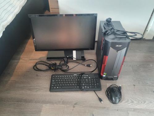 Acer Nitro N50-600 I9200 amp Acer S235HL bii Zwart Monitor