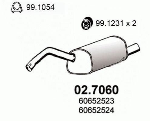 Achterdemper Middendemper voor 156 sedan kombi 1.6 1.8 2.0