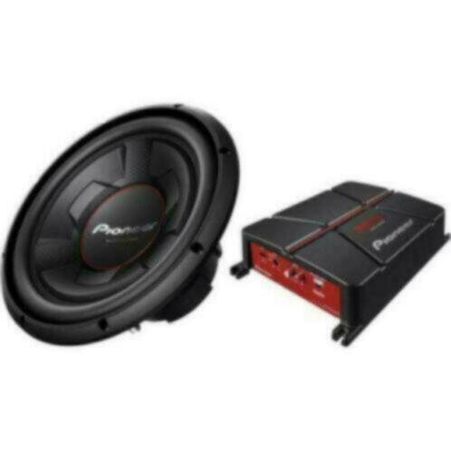 Actie 1300Watt Pioneer GXT-3706B Subwooferpakket -Versterker